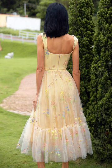 Champagne Lång Balklänning